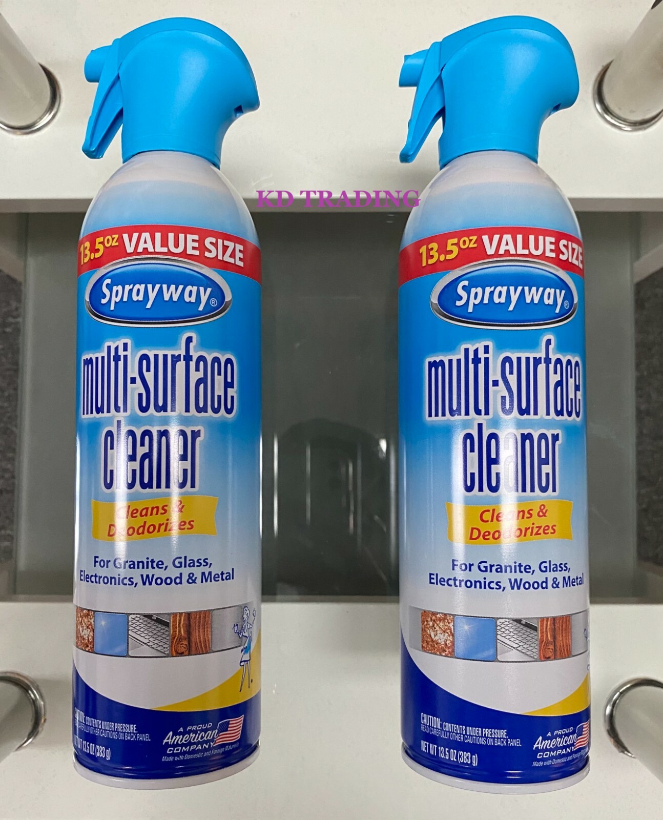 (2-Pack) SPRAYWAY Multi-Surface Cleaner Deodorizer APPLIANCE GRANITE GLASS WOOD gallery