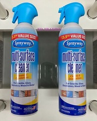 (2-Pack) SPRAYWAY Multi-Surface Cleaner Deodorizer APPLIANCE GRANITE GLASS WOOD
