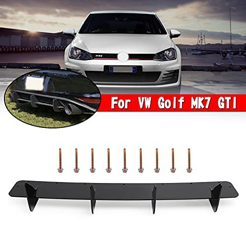 Car Rear Bumper Lip Diffuser Side Splitter Valance Spoiler Fits for VW Golf gallery