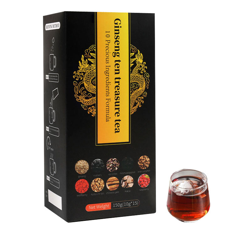 Ginseng Ten Treasures Tea, Chinese Herbal Kidney Detox Tea, kidney health Tea gallery