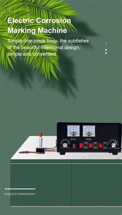 Electrocorrosive Marking Machine Stainless Steel Kitchenware Logo Coding Machine gallery