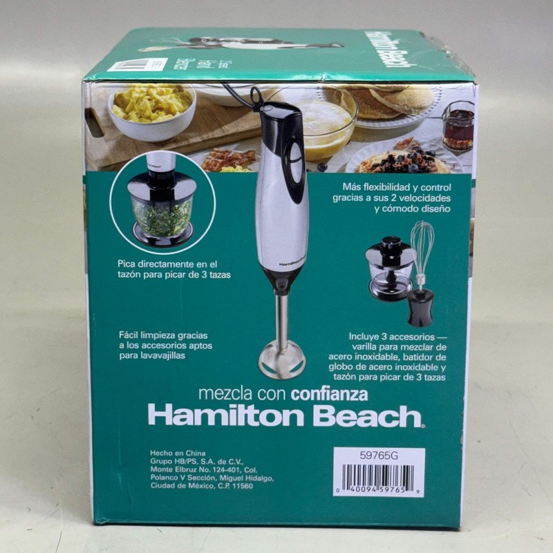 HAMILTON BEACH Electric Immersion Hand Blender With Handheld Blending Stick 2 Sp gallery