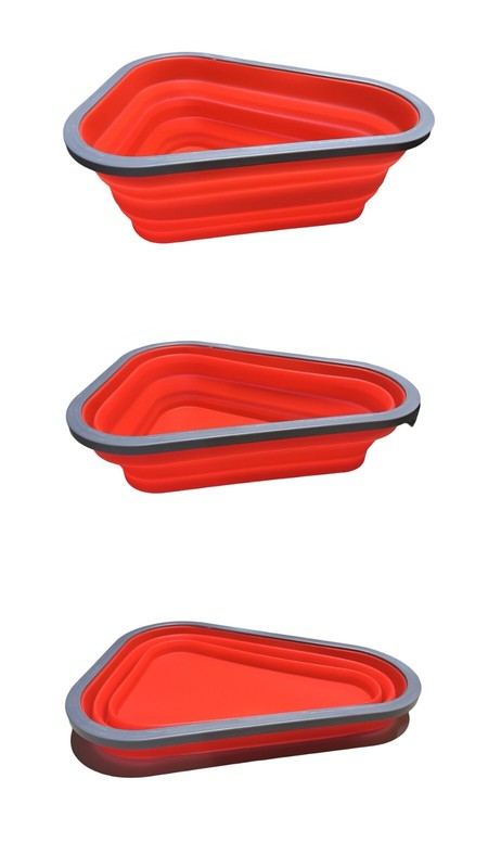 Reusable Pizza Storage Container 5 Heating Trays Collapsable Microwaveable Meal gallery