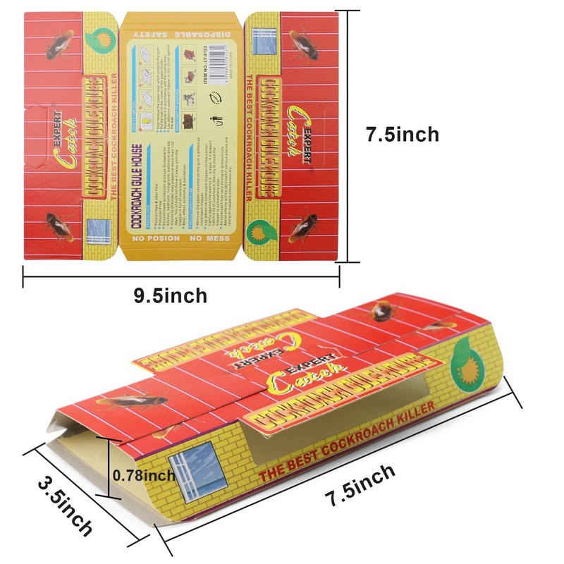 5Pack Non-Toxic Odorless Cockroach Trap Room- Built-In Attractant For Indoor Use gallery