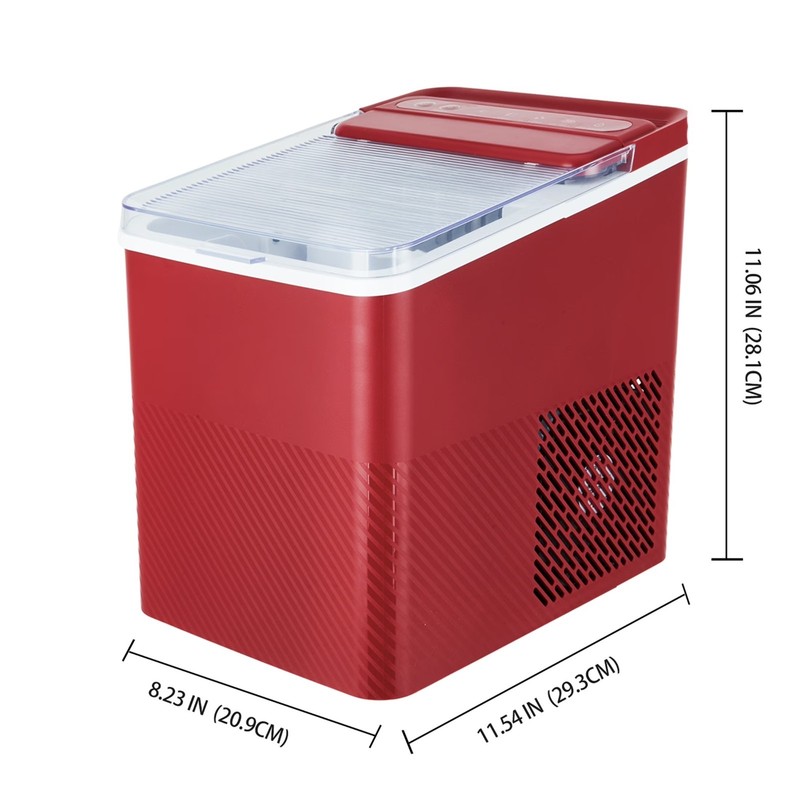 Mainstays Portable Countertop Ice Maker, 26 lbs Per Day, Compact Ice Machine wit gallery