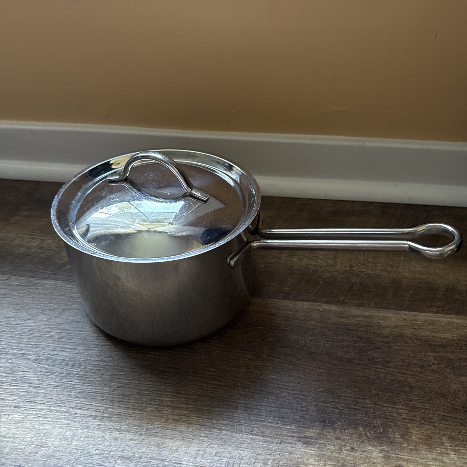 Revere Ware Pro Line 3 QT 3 L Stainless Steel Saucepan with Lid 6713 gallery