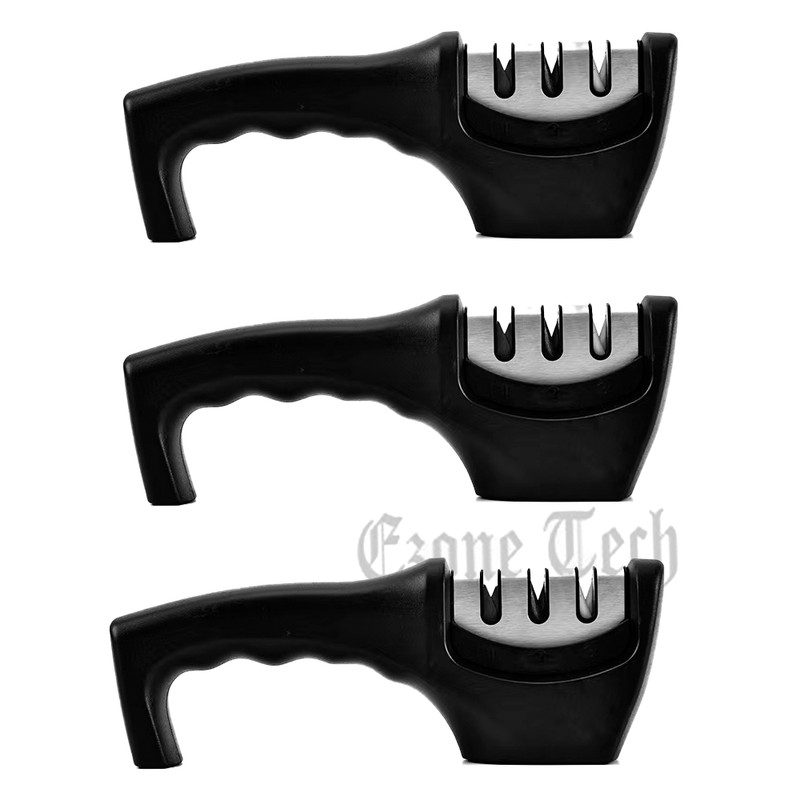 Knife Sharpener 3 Stage Professional System Polish Sharpening Kitchen Tool NEW gallery