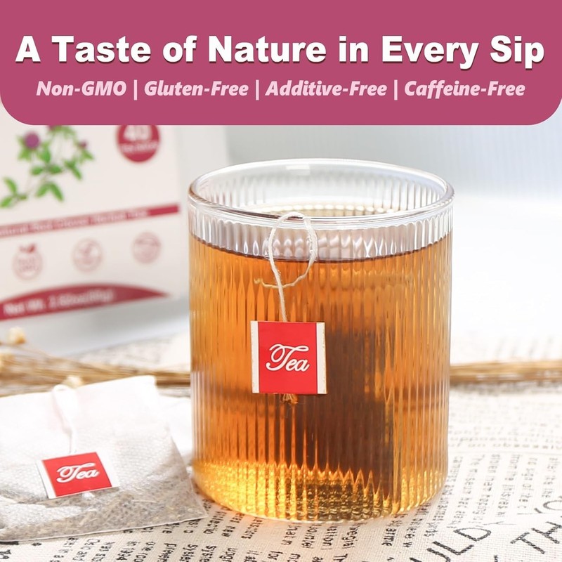 TEARELAE - Red Clover Tea Bags, 40 Count - Premium Natural Red Clover Herb - Caf gallery