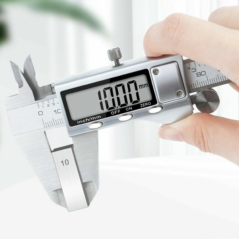 Digital Caliper Micrometer LCD Gauge Vernier Electronic Measuring Tool 6" 150mm gallery