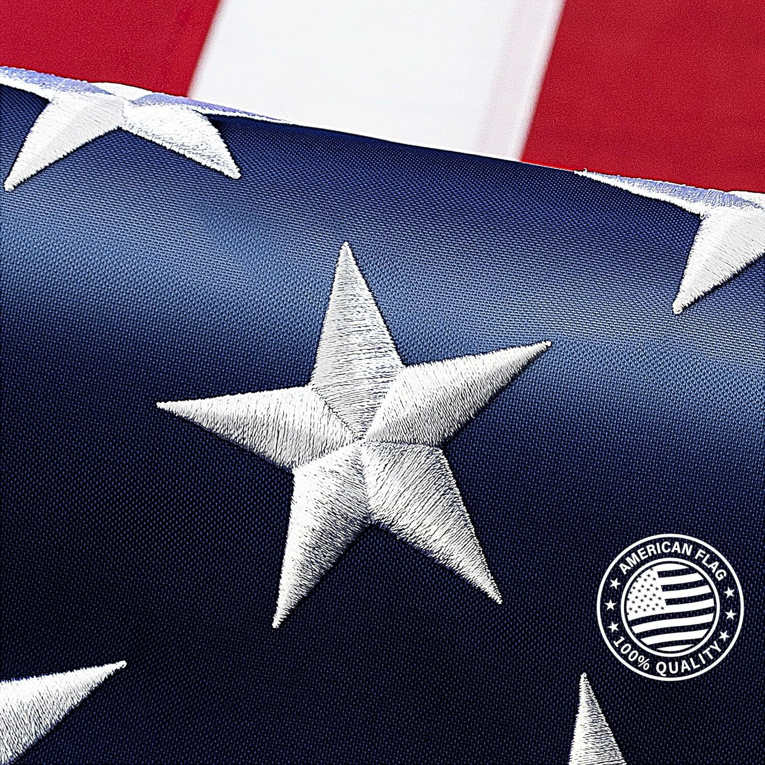 Large Luxury American Flag 6x10 ft 210D UV Protected Embroidered US USA Flag gallery