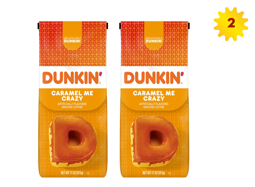 Dunkin’ Caramel Me Crazy Ground Coffee 11 Ounces x 2 packs gallery