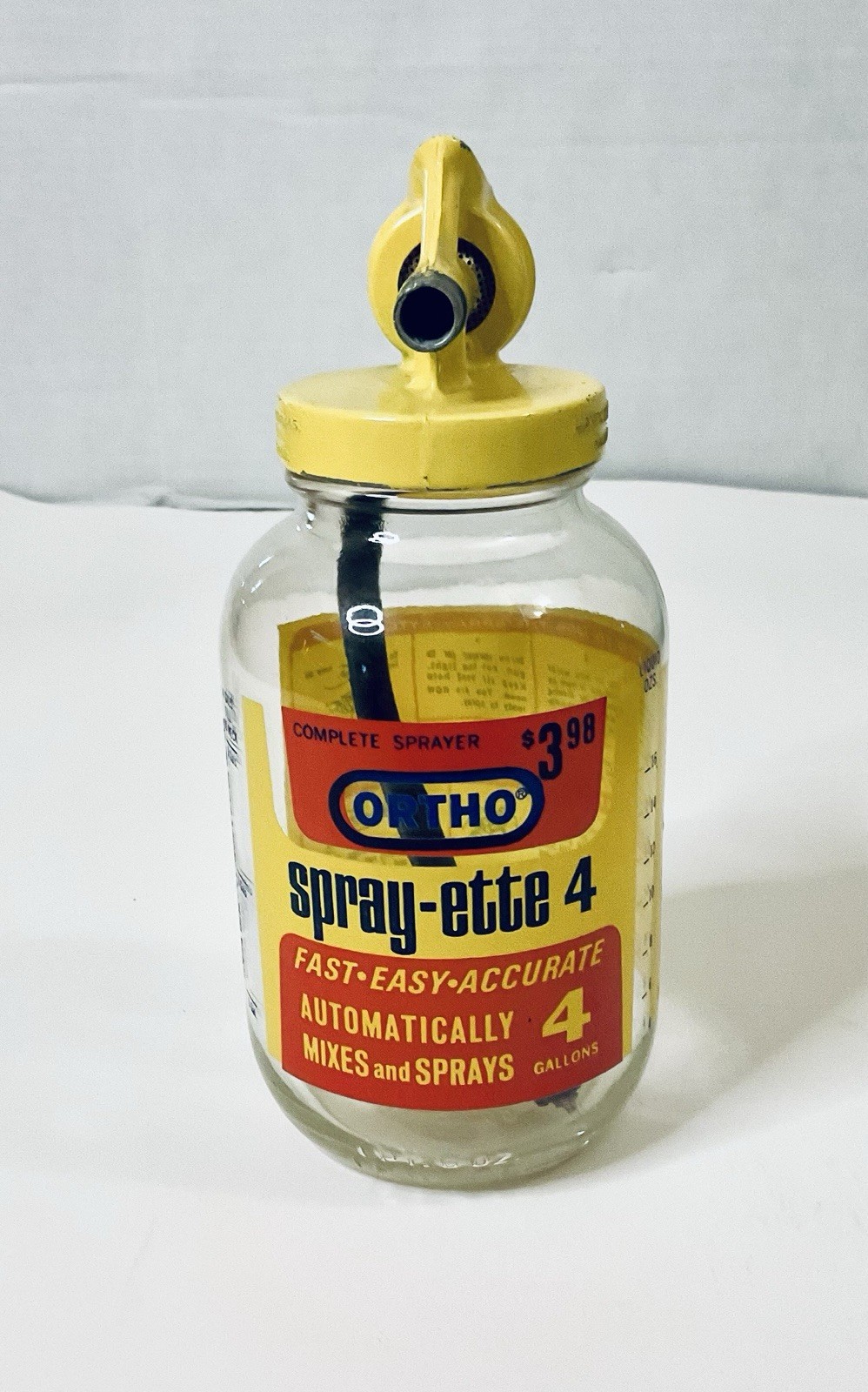 VINTAGE ORTHO SPRAY-ETTE 4 COMPLETE SPRAYER AUTOMATICALLY MIXES & SPRAYS 4 GAL gallery