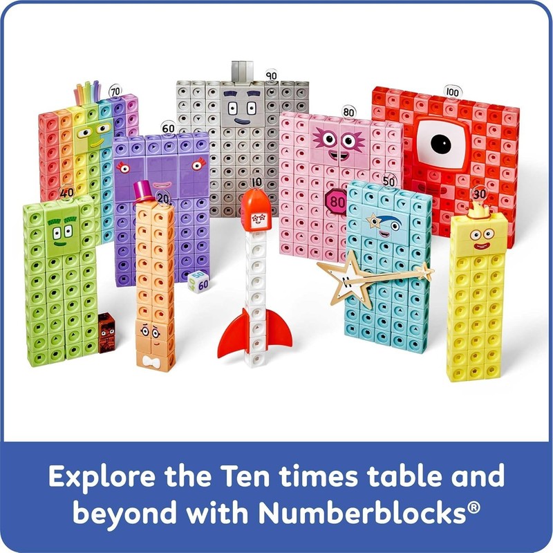 Numberblocks Mathlink Cubes Set Kids Educational Toys Preschool Learning gallery