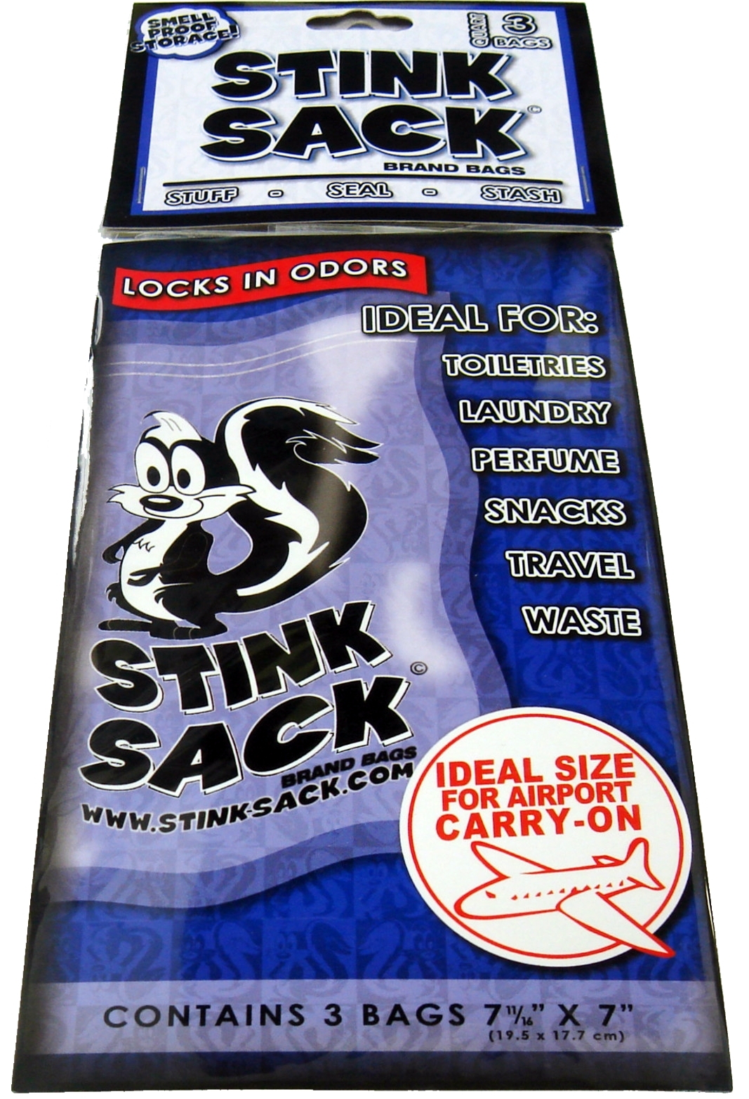 Stink Sack Smell Proof Bags Clear Zip Seal (7 11/16" X 7") **Free Shipping** gallery