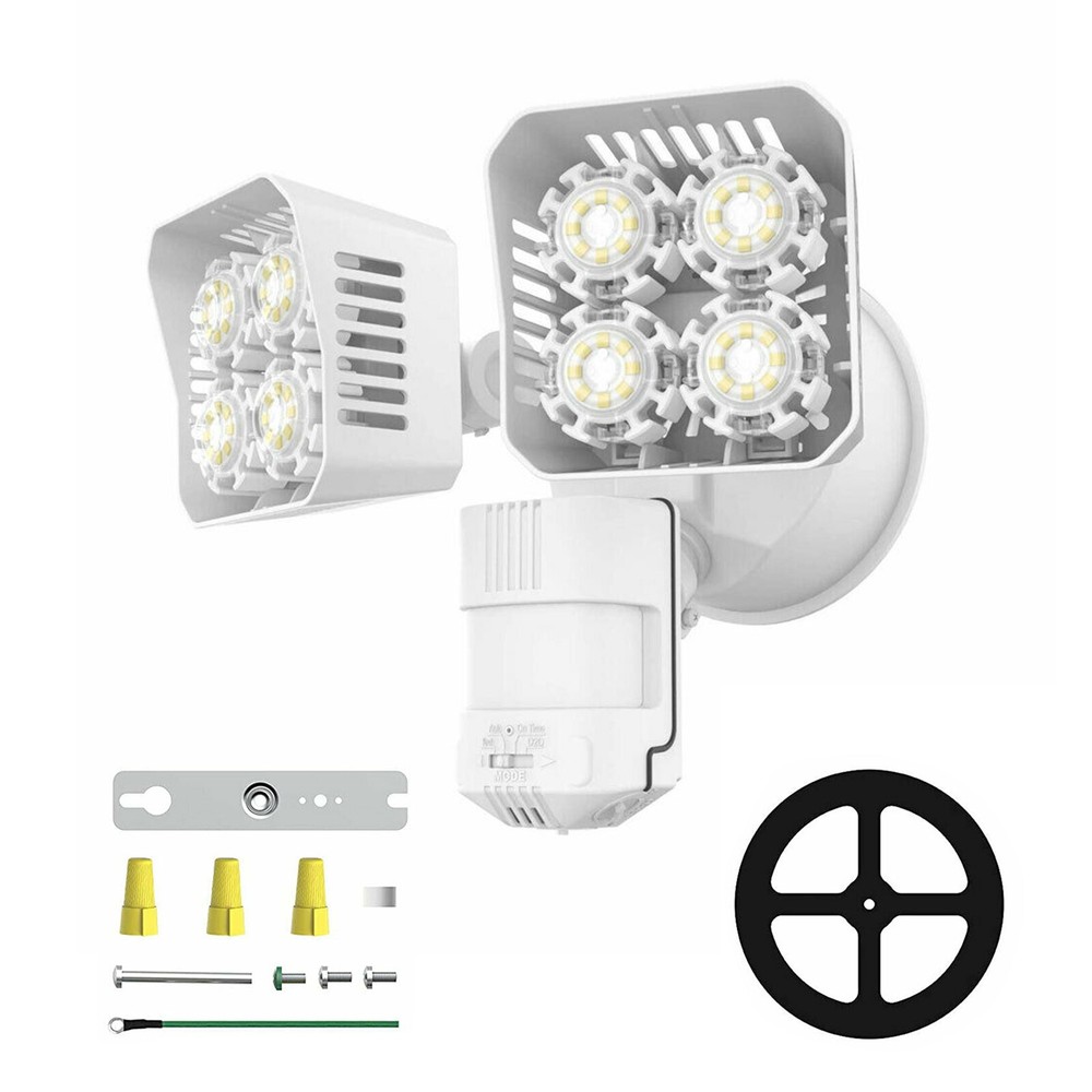 250W 3600lm LED Security Light Motion Sensor Outdoor Safe Dusk to Dawn