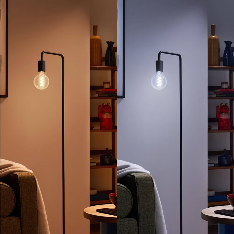 Philips Smart 40W Clear Color Filament G25 1P: LED Light Bulb, Dimmable, gallery