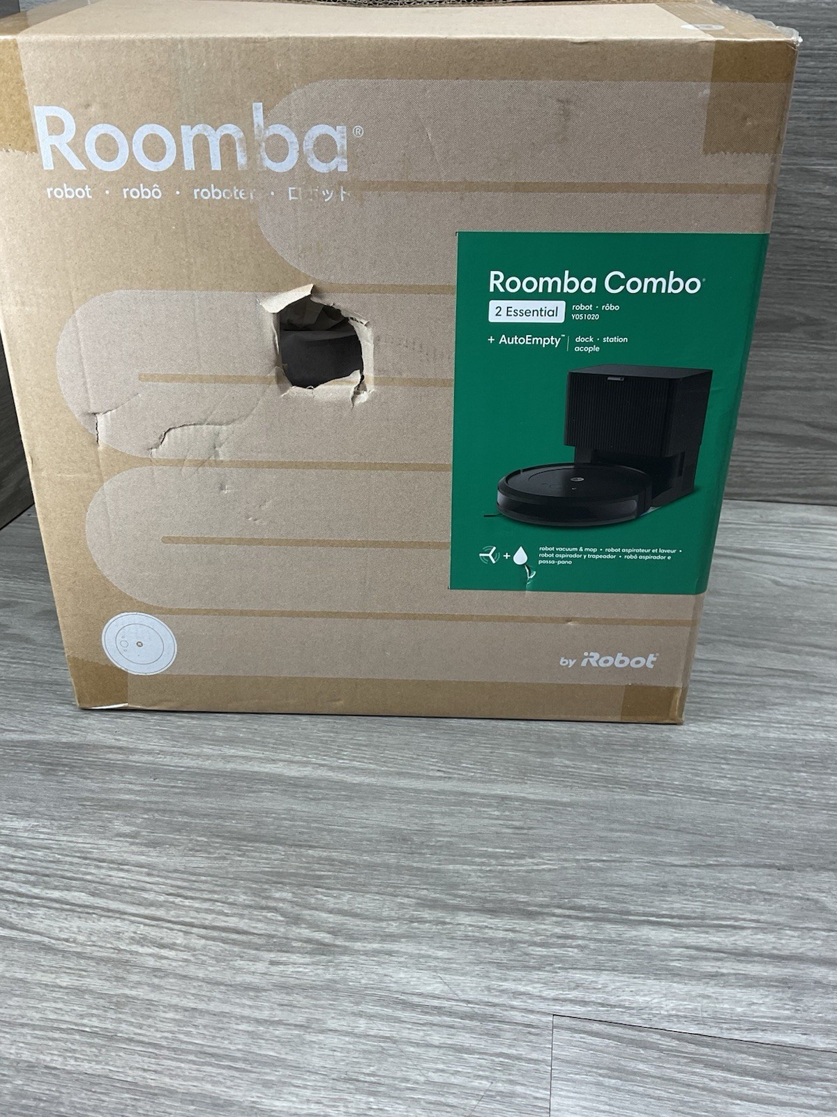 Roomba Y051020 Combo 2 Essential Robot Auto Empty Vac Mop for Hard Floors Black gallery