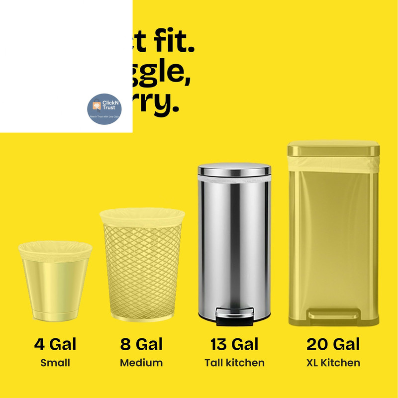 Glad ForceFlex Tall Kitchen Trash Bags, 13 Gallon, 80 Count (Pack of 1), Gray gallery