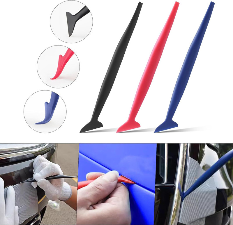 27 Pcs Car Vinyl Wrap Applicator Tool Kit Vehicle Wrap Kit Automotive Window Fil gallery