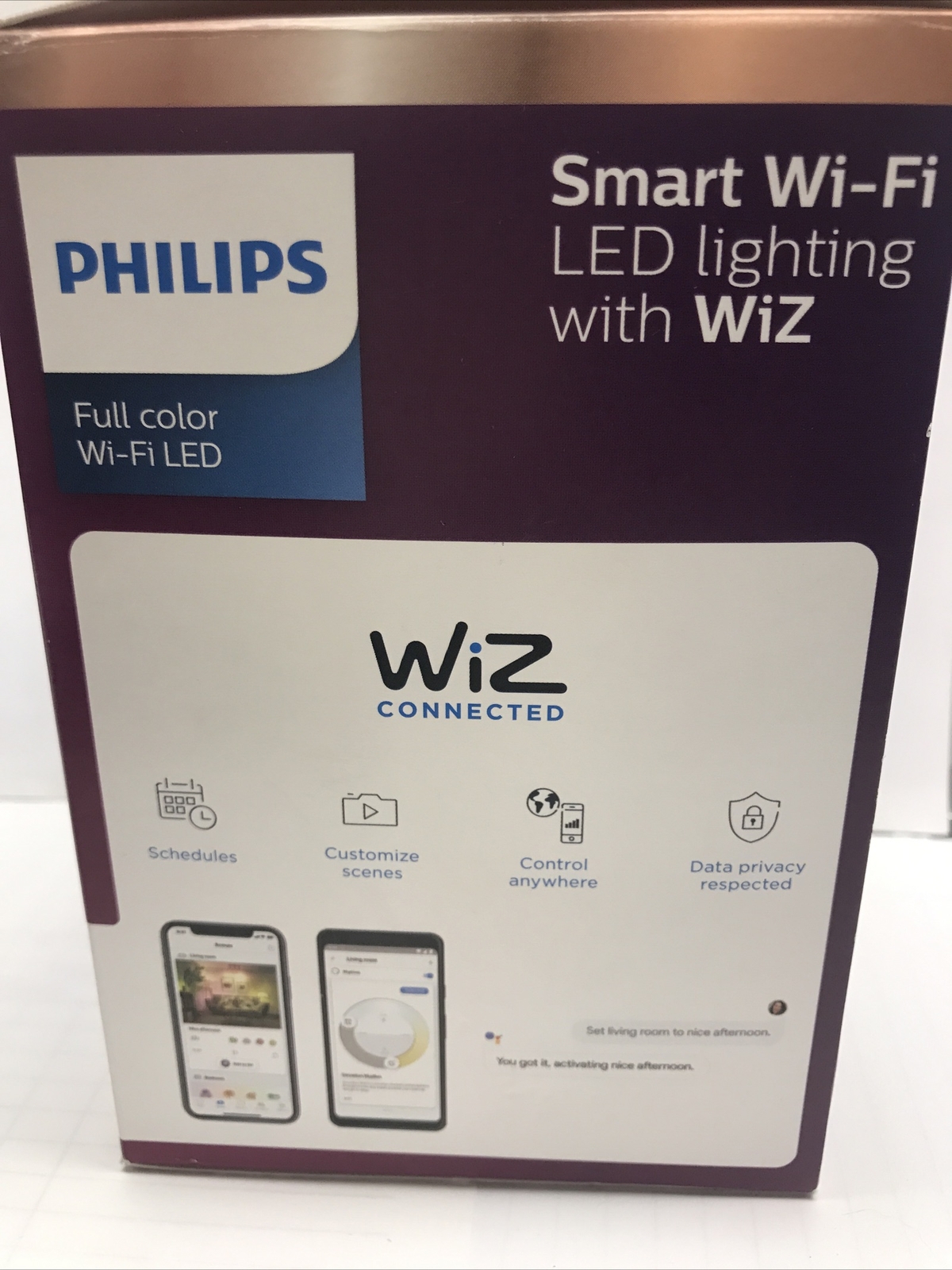 Philips Smart Wireless 65-Watt LED BR30 Floodlight Bulb Color Changing Dimmable gallery
