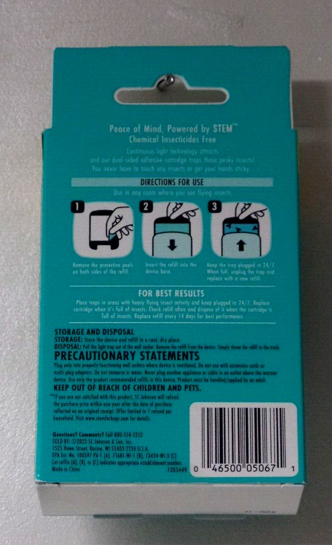 Light Trap Refill Cartridges, Indoor Fruit Fly Trap, Flying Insects gallery