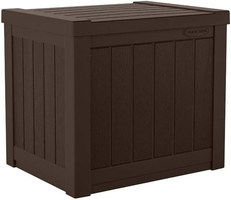 Java Brown 22-Gallon Patio Storage Deck Box - 17x22 Inch (2 Pack) gallery