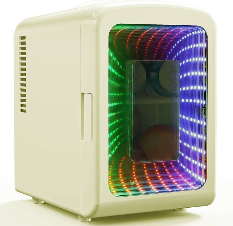 4L Mini Fridge Portable Cooler Beverages Cosmetics and food Compact refrigerator gallery
