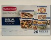 Rubbermaid Containers Easy Find Lids 26 Piece Food Storage Tubs Set Blue New gallery