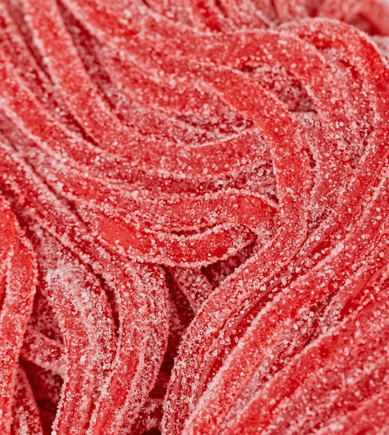 Gustaf’s Sour Strawberry Laces – 2 lb Bag (Available in Packs of 1, 2, or 3) gallery