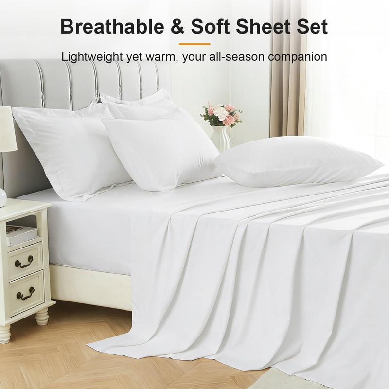 Easthome Twin Comforter Set 5 Pieces - Ultra-Soft Bed in a Bag Twin Size, Cozy L gallery