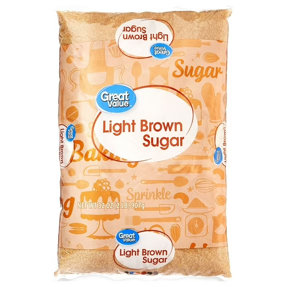 (4 pack) Great Value Light Brown Sugar, 32 oz, Free Shipping... gallery