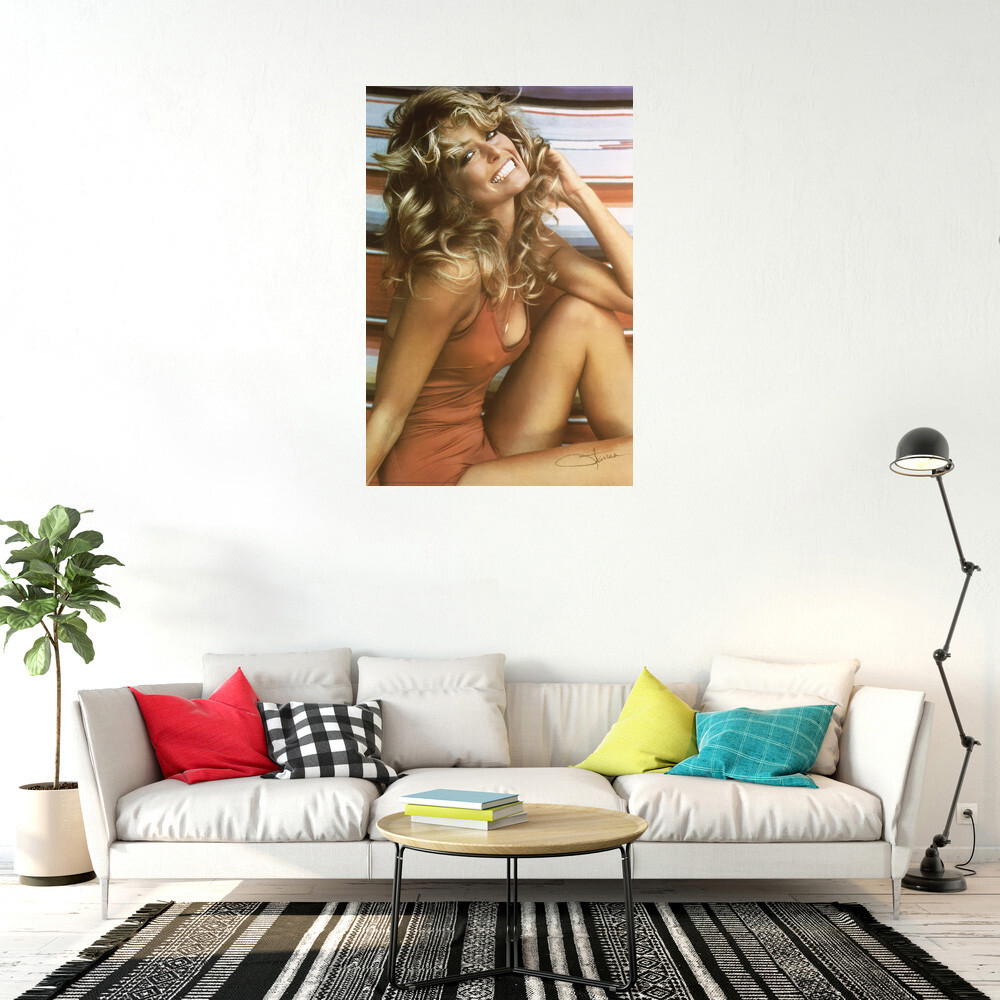 Farrah Fawcett - Personality Pin-Up Poster (Red Swimsuit) (Size: 24" x 36") gallery