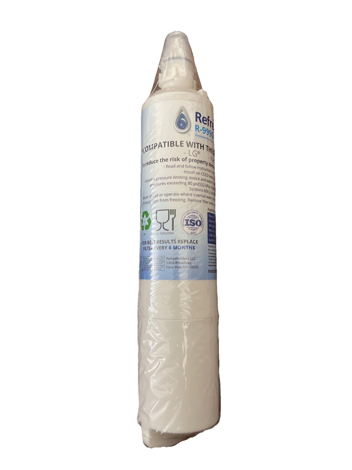 Refresh R-9990-S Replacement 6 Months Water Filter Compatible with LG, Kenmore. gallery