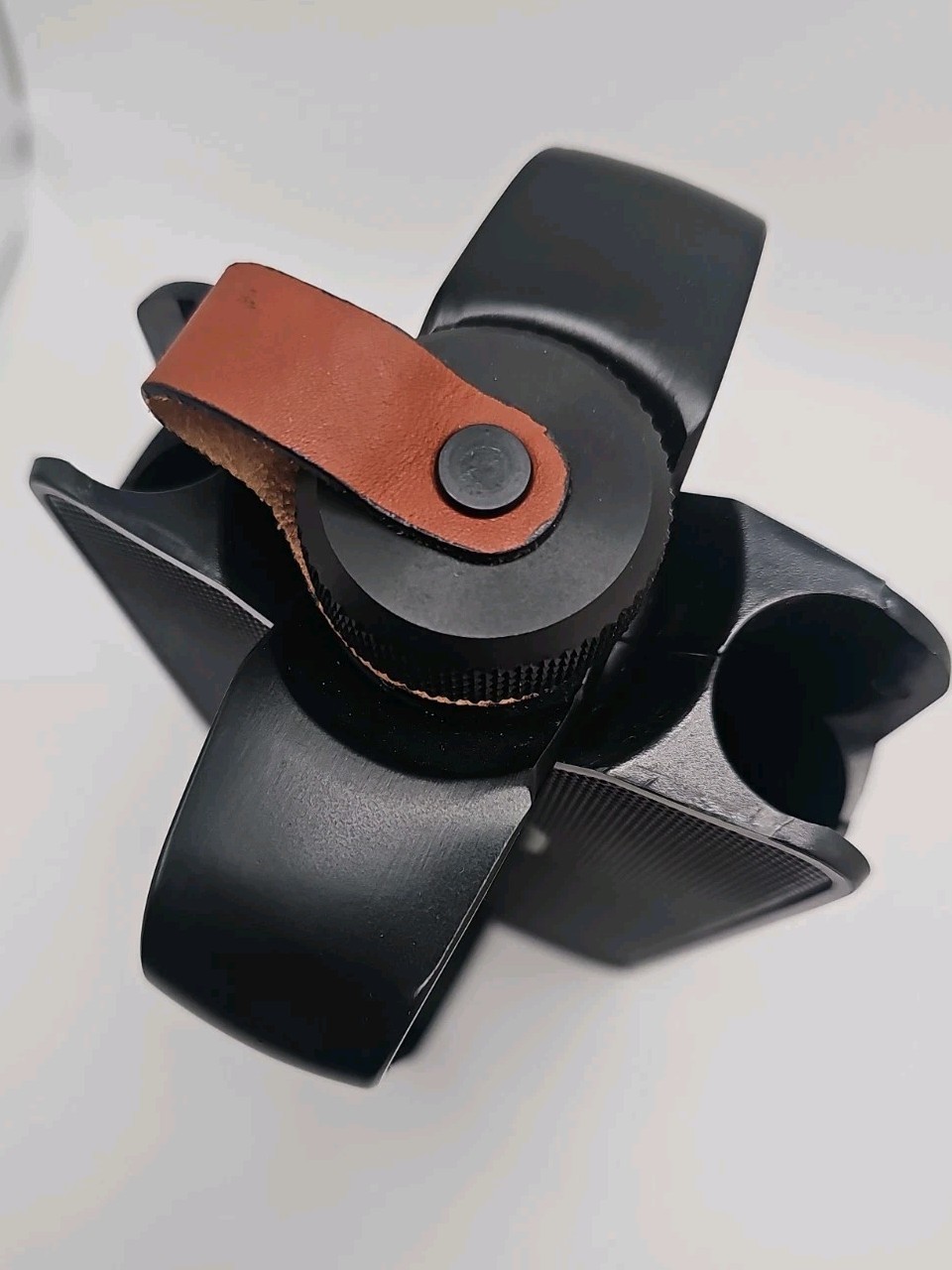 Davidoff Branded Flask with Built in Cigar Holders Black gallery