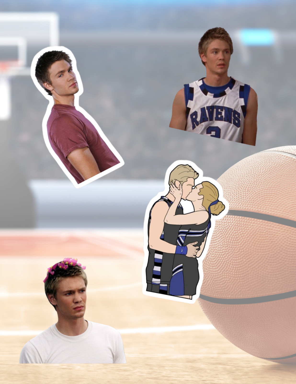One Tree Hill Lucas Scott 4pc Sticker Pack gallery