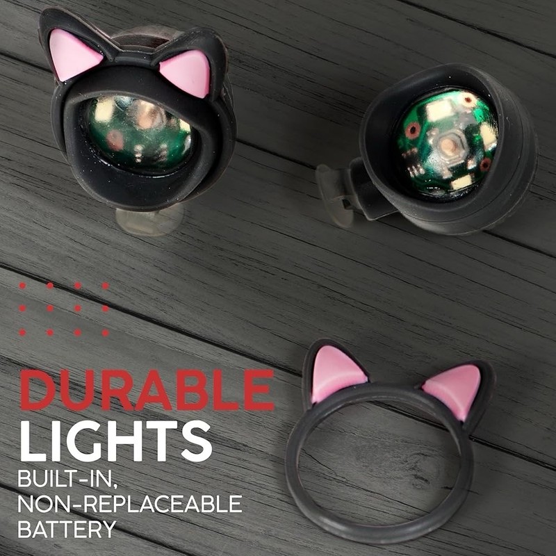 Headlights 4pcs LED Lights for Shoes Charm Accessories IP68 Waterproof for... gallery