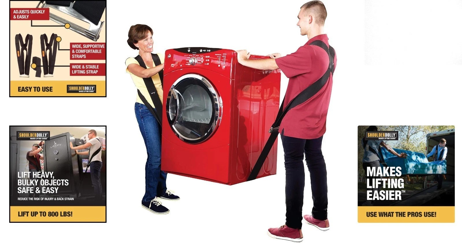 800 lbs Capacity Appliance Moving Straps for Effortless Lifting & Carrying gallery