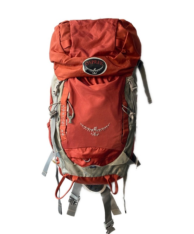Osprey Kestrel 28 Backpack Red Hiking Daypack Used