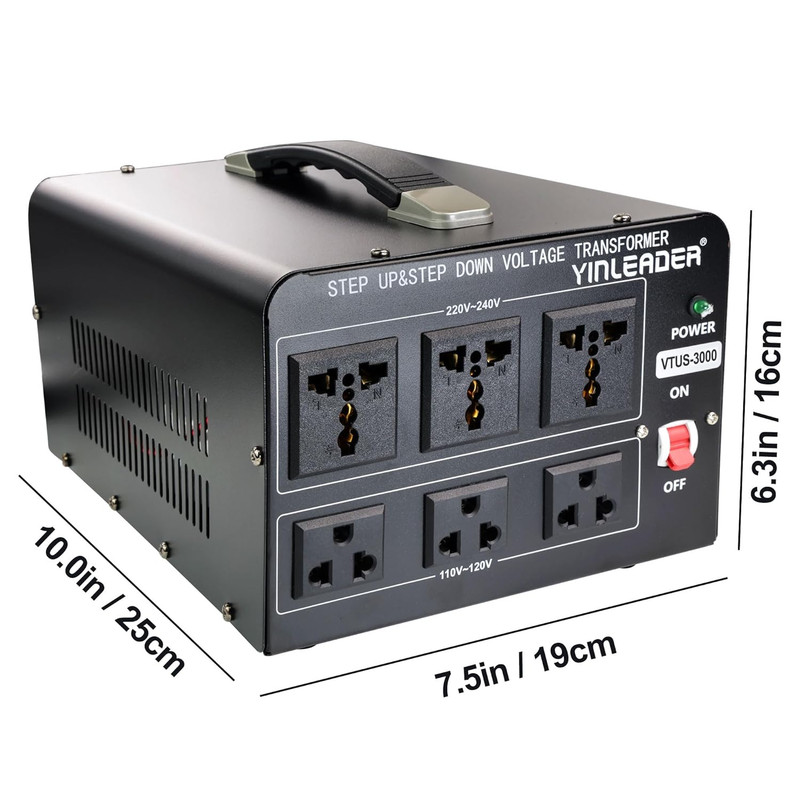 Conversor Convertidor Transformador De 110V 120V a 220V 3000 Watts Calidad 2023 gallery
