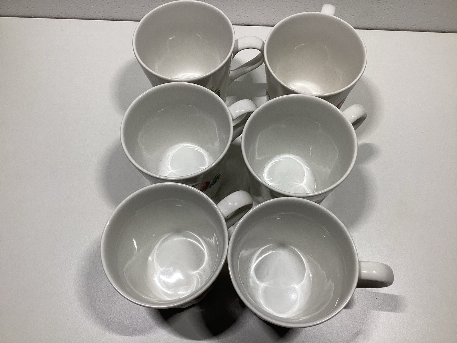 Corelle Coordinates Stoneware Fruit Pattern Coffee Mug Set Multicolor 6-Piece gallery