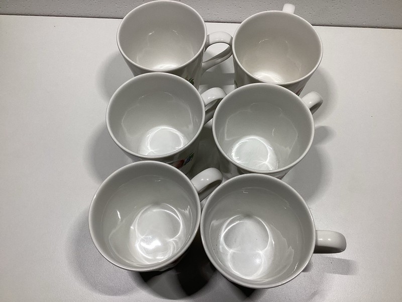 Corelle Coordinates Stoneware Fruit Pattern Coffee Mug Set Multicolor 6-Piece gallery