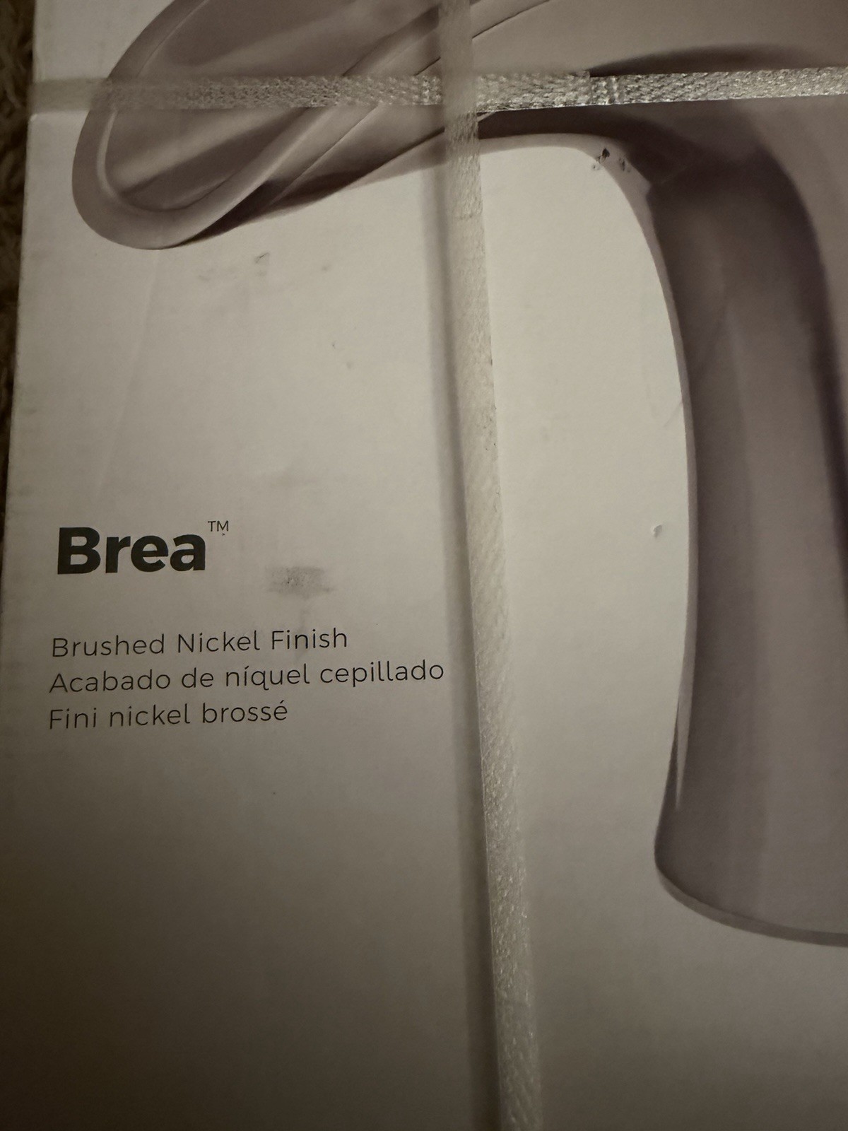 NEW Pfister Brea 4" Single-Handle Waterfall Bathroom Faucet in Brushed Nickel gallery