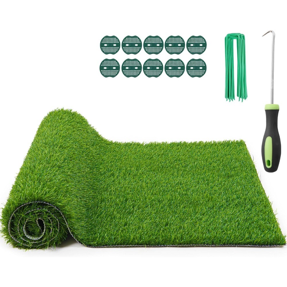 3x5FT Pet Friendly Artificial Grass Rug Drainage Holes Garden Decor gallery