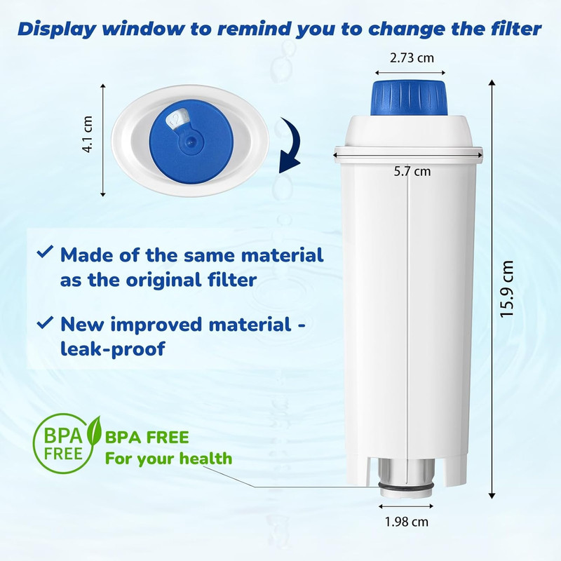 Coffee Machine Fitler, Delonghi Filter Replacement for Delonghi DLSC002, Delongh gallery