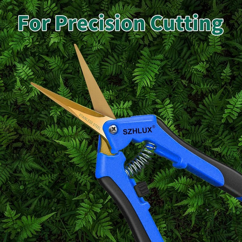6.5 Inch Gardening Scissors Hand Pruner Pruning Shears with Titanium Coated gallery