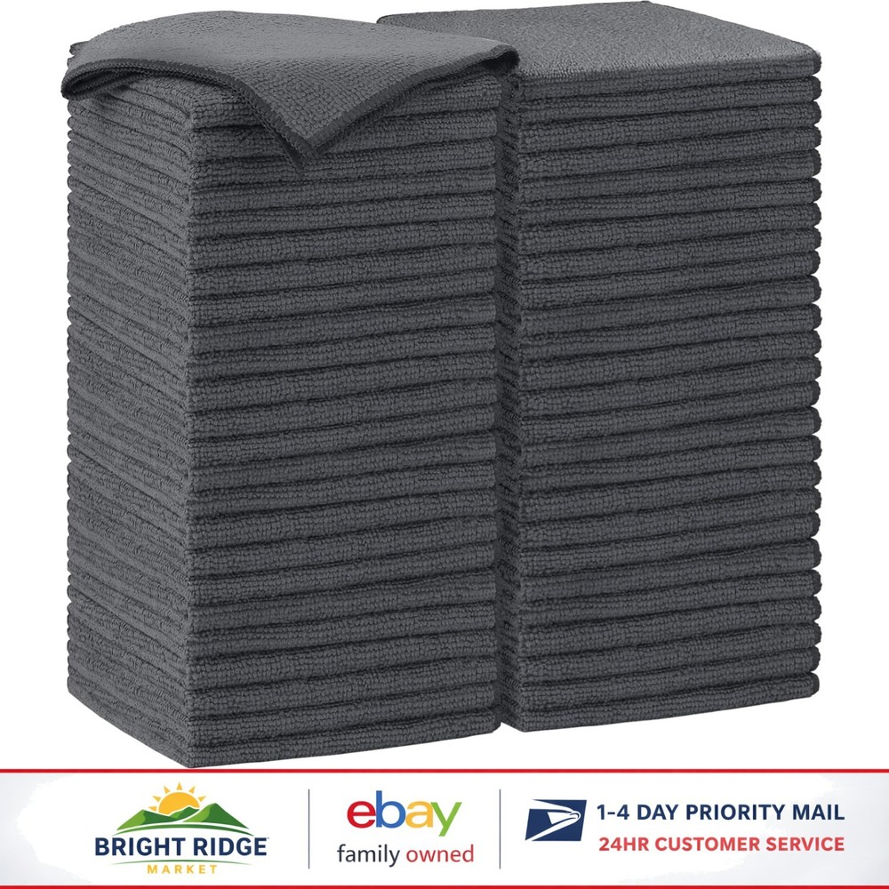 Durable Microfiber Cloths Set, Machine Washable, Perfect for Every Cleaning Need