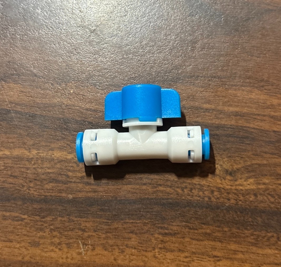 3 Pack Push-To-Connect Plastic Shut off Valve Fitting (1/4-Inch OD) gallery