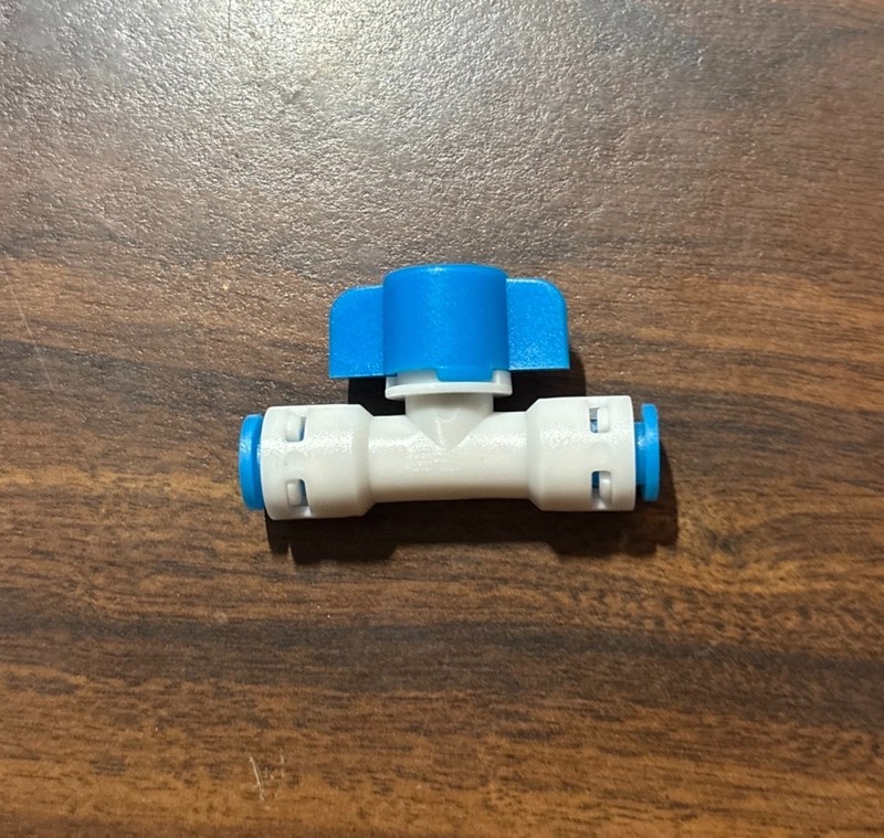3 Pack Push-To-Connect Plastic Shut off Valve Fitting (1/4-Inch OD) gallery