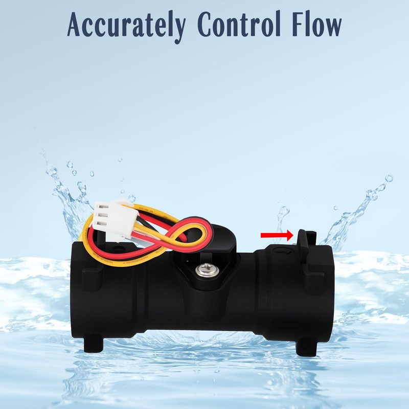 Water Flow Sensor Compatible with CAMPLUX Ranein Recpro Girard FOGATTI Gray gallery