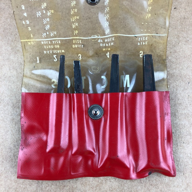 Vintage Mac Tools Screw Extractor Set No. SE25, In Pouch, 4 Piece gallery